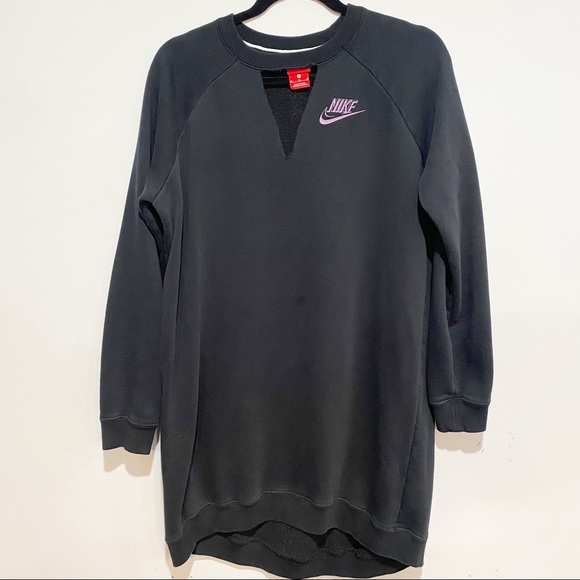 nike long sleeve sweatshirt dress